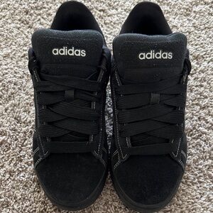 Adidas Classic Black Lace-Up Sneakers